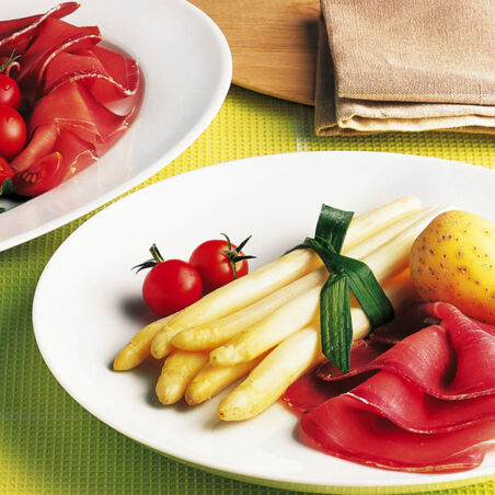 Stangenspargel mit Schinken Stangenspargel mit Schinken