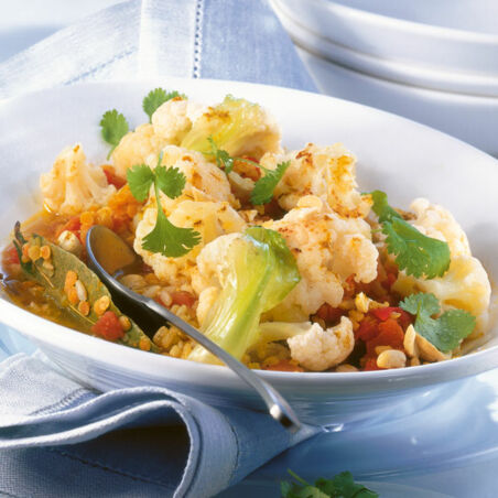 Linsen-Reis mit Gemüse Linsen-Reis mit Gemüse