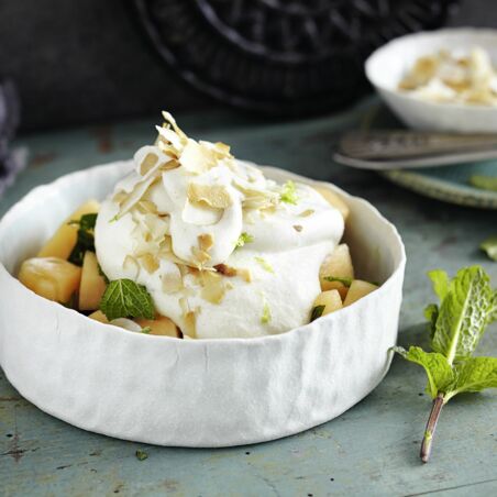 Melonen-Minze-Mousse Melonen-Minze-Mousse