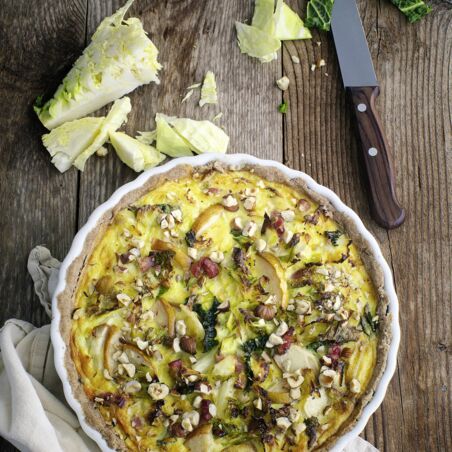 Quiche mit Wirsing Quiche mit Wirsing