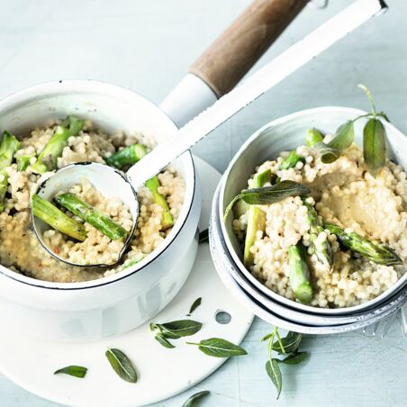 Graupen-Spargel-Risotto Graupen-Spargel-Risotto
