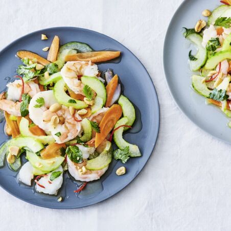 Garnelen-Möhren-Salat Garnelen-Möhren-Salat