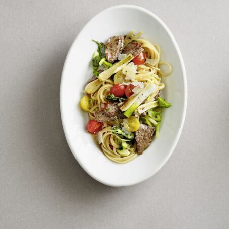 Bavette mit Beef und Tomaten Bavette mit Beef und Tomaten