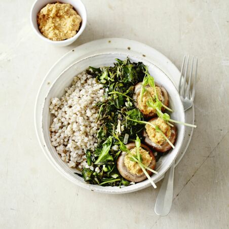 Buchweizen-Champignon-Bowl Buchweizen-Champignon-Bowl