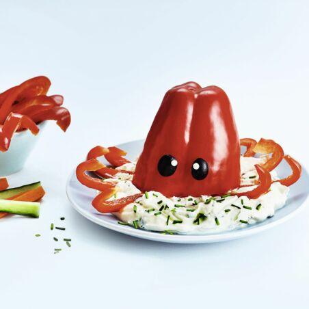 Krake mit Dip Krake mit Dip