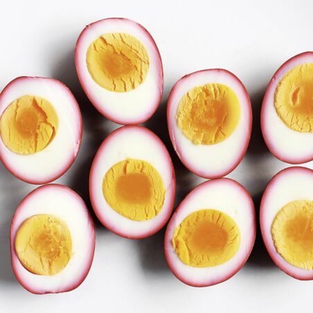 Rote-Bete-Eier Rote-Bete-Eier