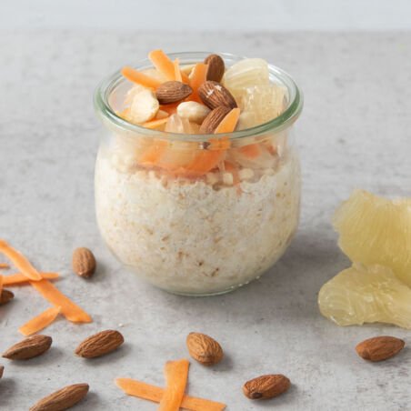 Pomelo-Mandel-Overnight Oat Pomelo-Mandel-Overnight Oat