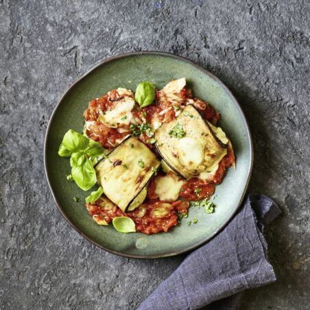 Auberginen-Zucchini-Rollen Auberginen-Zucchini-Rollen