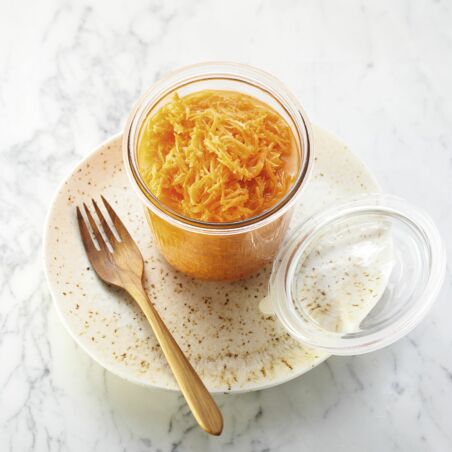 Fermentierte Ingwer-Möhren Fermentierte Ingwer-Möhren