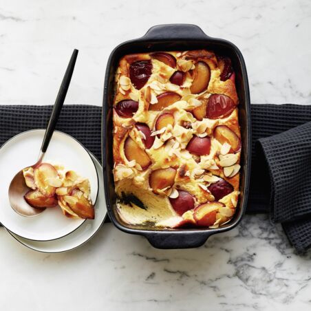 Pflaumen-Quark-Auflauf Pflaumen-Quark-Auflauf