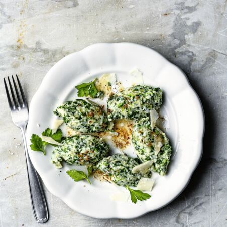 Malfatti - Spinat-Käse-Nocken Malfatti - Spinat-Käse-Nocken