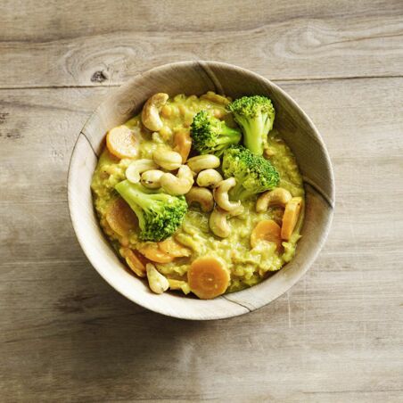 Linsen-Dal mit Brokkoli Linsen-Dal mit Brokkoli