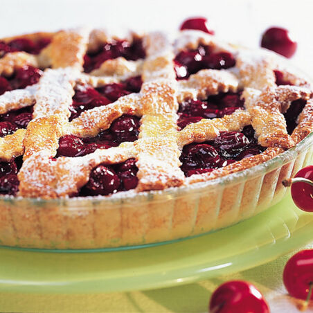 Knuspriger Kirschkuchen Knuspriger Kirschkuchen