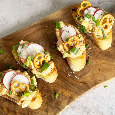 Obatzda-Crostini Obatzda-Crostini