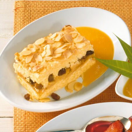 Reis-Quark-Auflauf mit Äpfeln Reis-Quark-Auflauf mit Äpfeln