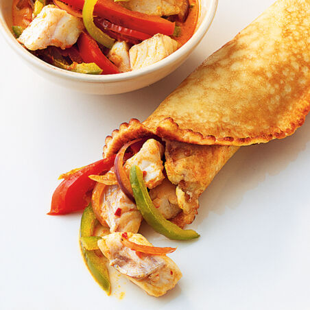 Paprika-Fisch-Füllung für Pfannkuchen Paprika-Fisch-Füllung für Pfannkuchen