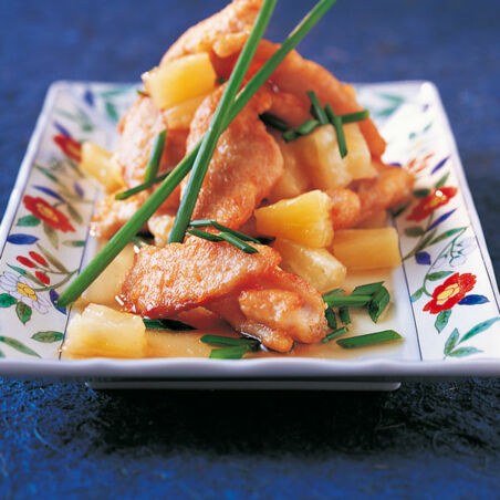 Hähnchenbrust mit Ananas Hähnchenbrust mit Ananas