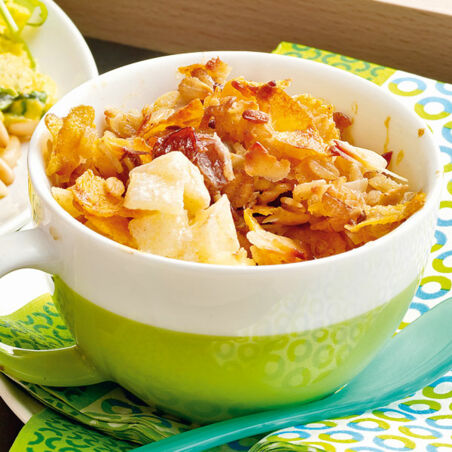 Müsli-Crumble mit Äpfeln Müsli-Crumble mit Äpfeln