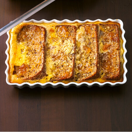 Süßer Brotauflauf Süßer Brotauflauf