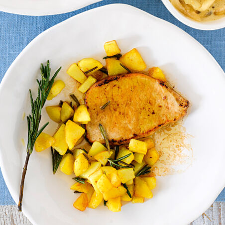 Minutensteaks mit Rosmarinkartoffeln Minutensteaks mit Rosmarinkartoffeln