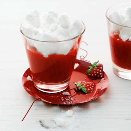 Sahne-Baiser-Becher Sahne-Baiser-Becher