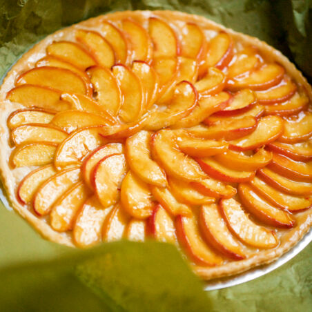 Pfirsich-Galette Pfirsich-Galette