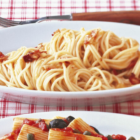 Bucatini alla carbonara Bucatini alla carbonara