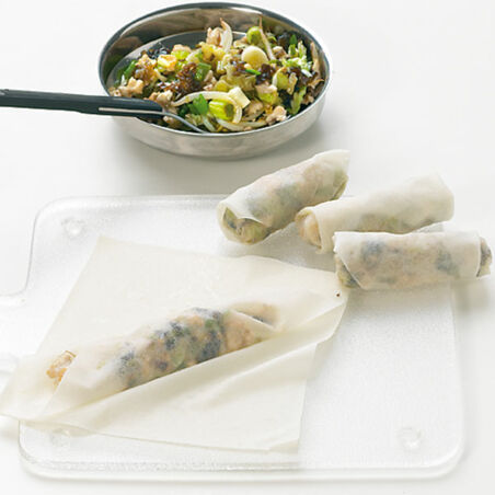 Frühlingsrollen mit Hähnchenfüllung Frühlingsrollen mit Hähnchenfüllung