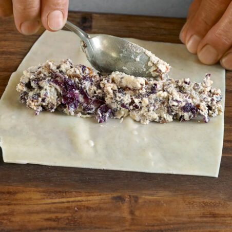 Cannelloni mit Ricotta und Radicchio Cannelloni mit Ricotta und Radicchio