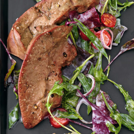 Teegeräucherte Kalbsleber Teegeräucherte Kalbsleber