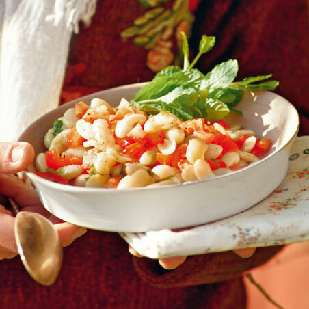 Bohnensalat mit Minze Bohnensalat mit Minze