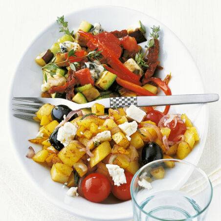 Rosmarinkartoffeln mit Feta Rosmarinkartoffeln mit Feta