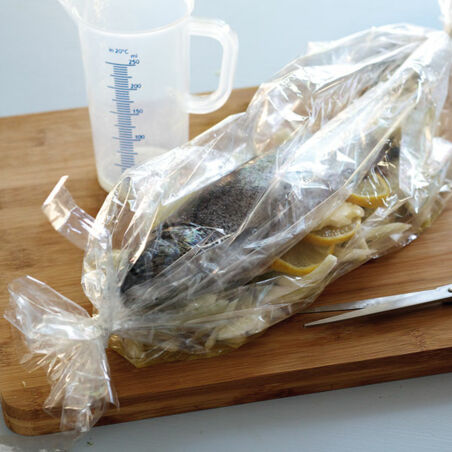 Forelle in der Folie mit Fenchel Forelle in der Folie mit Fenchel