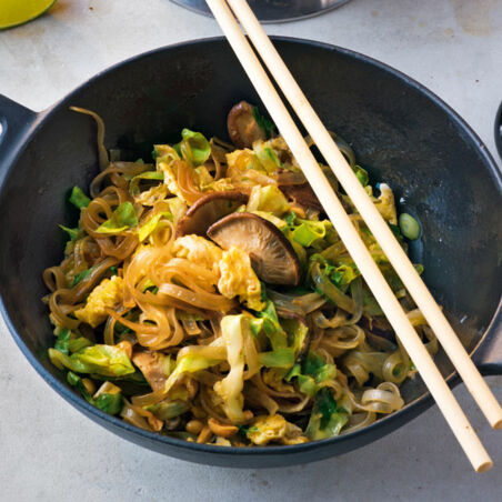 Reisnudeln mit Ei Reisnudeln mit Ei