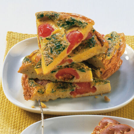 Tortilla mit Tomaten Tortilla mit Tomaten