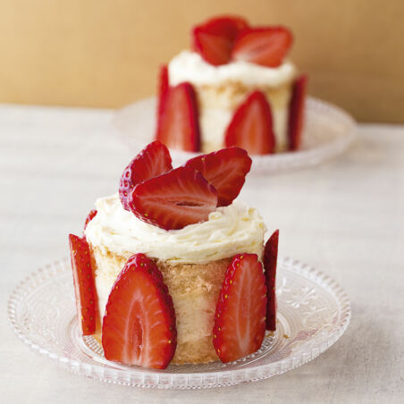 Mascarponetörtchen mit Erdbeeren Mascarponetörtchen mit Erdbeeren