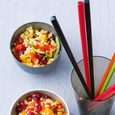 Hirsesalat mit Granatapfel Hirsesalat mit Granatapfel