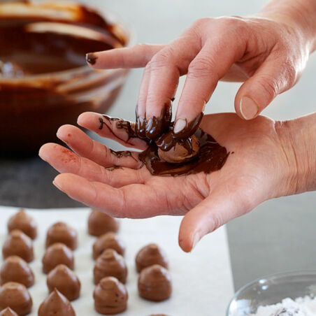 Grundrezept Sahnetrüffel Grundrezept Sahnetrüffel