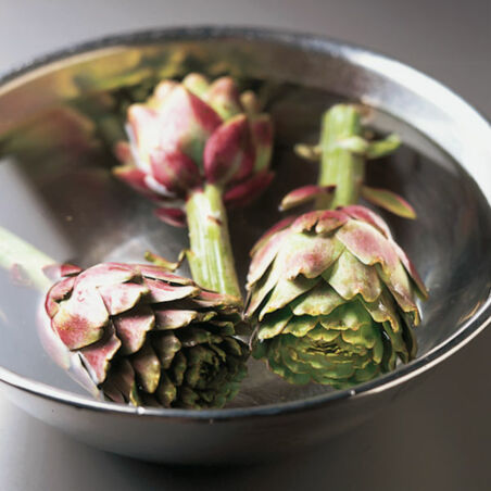 Artischockenböden mit Mandel-Paste Artischockenböden mit Mandel-Paste
