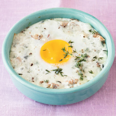 Eier mit Gorgonzola Eier mit Gorgonzola