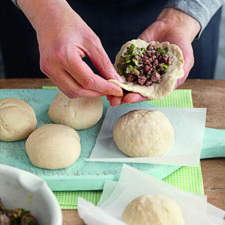 Baozi mit Hackfleisch Baozi mit Hackfleisch