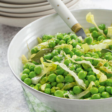 Erbsen mit Kopfsalat Erbsen mit Kopfsalat