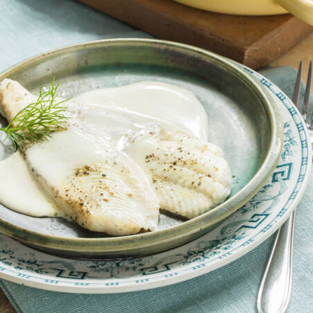 Pochierte Schollenfilets Pochierte Schollenfilets