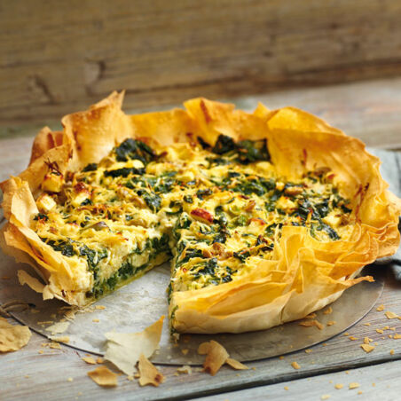 Petersilienwurzel-Spinat-Quiche Petersilienwurzel-Spinat-Quiche