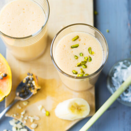 Papaya-Kokos-Smoothie Papaya-Kokos-Smoothie