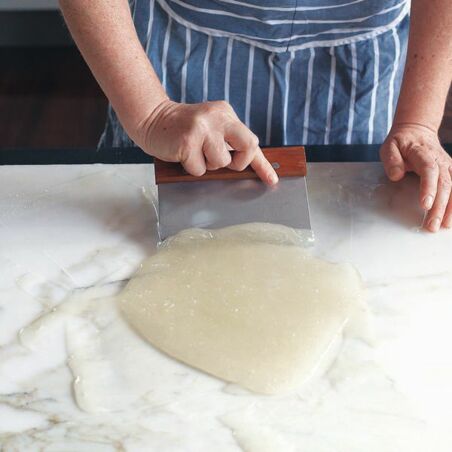 Fondantstangen mit Kokos Fondantstangen mit Kokos