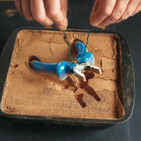 »Rostige« Schokoladenzange »Rostige« Schokoladenzange