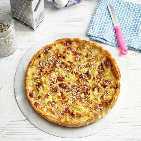 Käse-Trauben-Quiche Käse-Trauben-Quiche