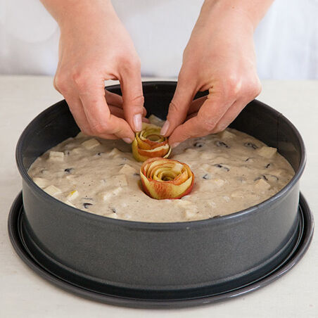 Apfelrosenkuchen Apfelrosenkuchen