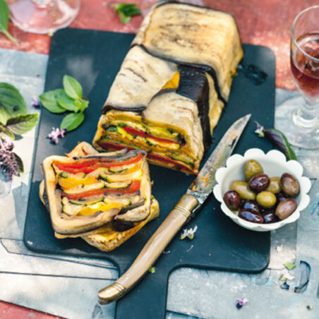 Terrine provençale aux aubergines - Provenzalische Auberginenterrine Terrine provençale aux aubergines - Provenzalische Auberginenterrine